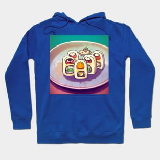 Kawaii Anime Sushi Hoodie